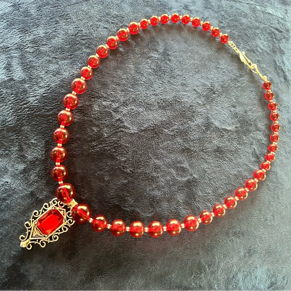 Hand Crafted | Jewelry | Handcrafted Vintage Repurpose Graduated Red ...